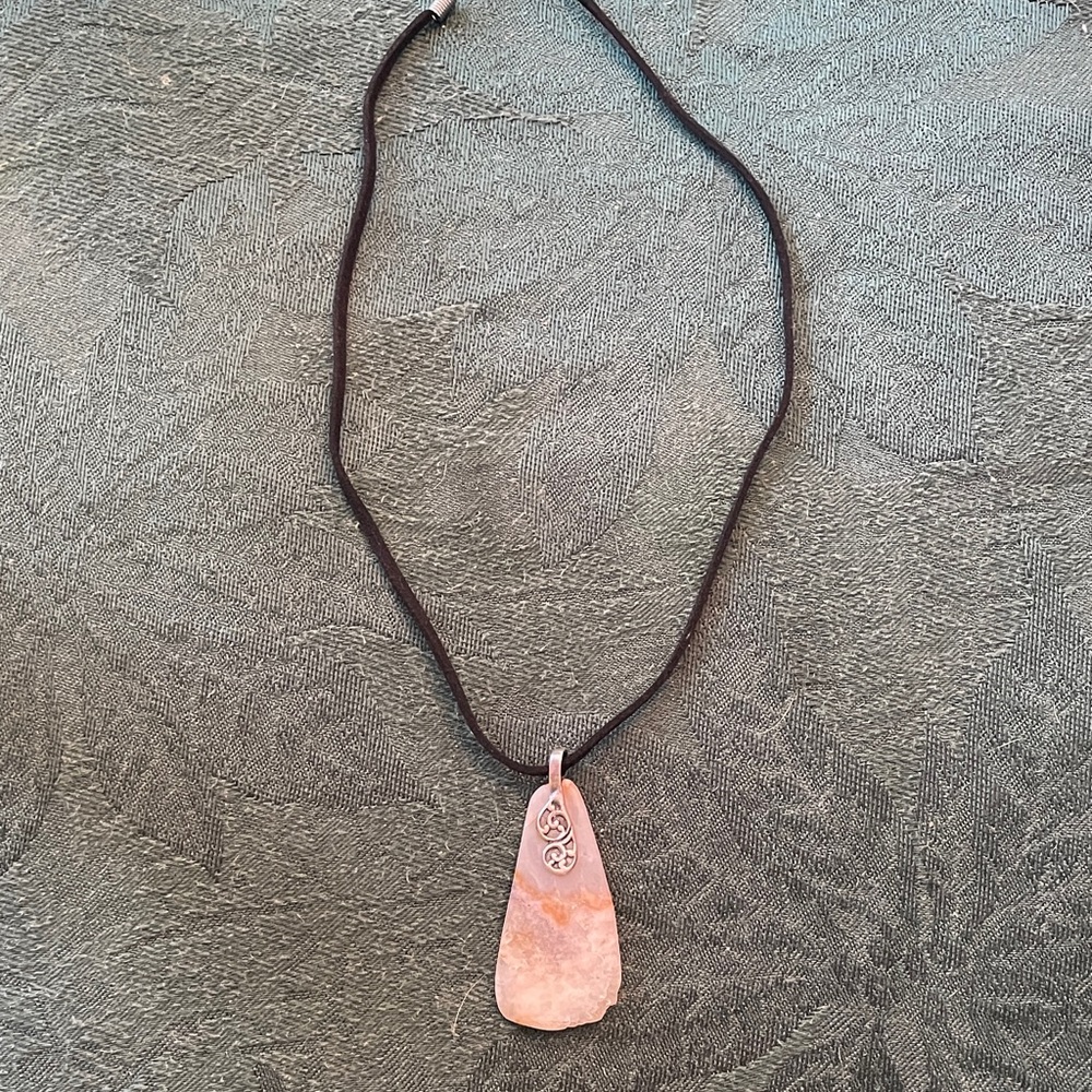Ancient agate from Panama handcrafted necklace
